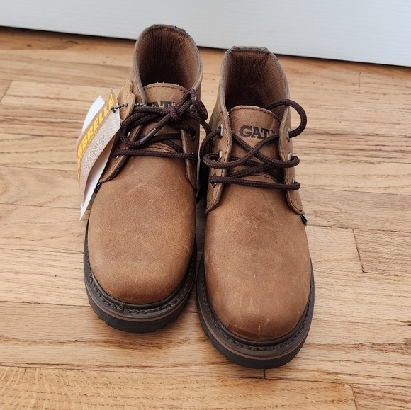 GAT Genuine Leather Upper | Cambrelle Lining Youth Work Boots US 4/ Euro 37 - Picture 3 of 9